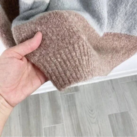 Goodnight Macaroon Oversized Soft Comfy Sweater Neutral Grey - Picture 7 of 7